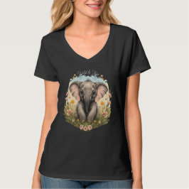 Camiseta Beijo-Elefante Cachorro Febre
