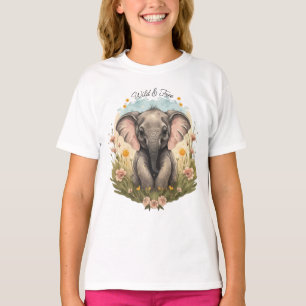 Camiseta Beijo-Elefante Cachorro Febre