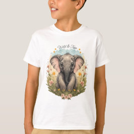 Camiseta Beijo-Elefante Cachorro Febre