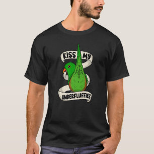 Camiseta Beijo Meu Papagaio Desafia Eu Machado Eclectus Pre
