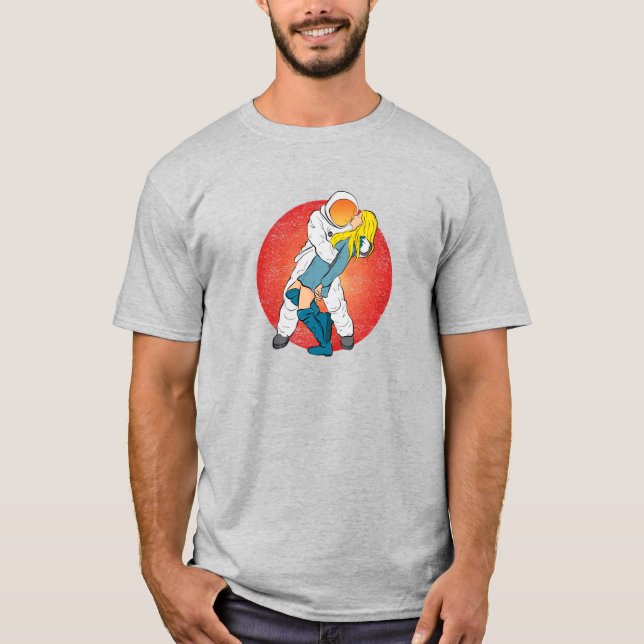 Camiseta Beijo retrô (Frente)