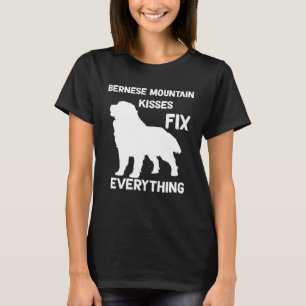 Camiseta Beijos da Montanha Bernese consertam tudo o que Be