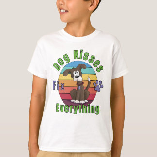 Camiseta Beijos de Cachorro Corrigem Tudo