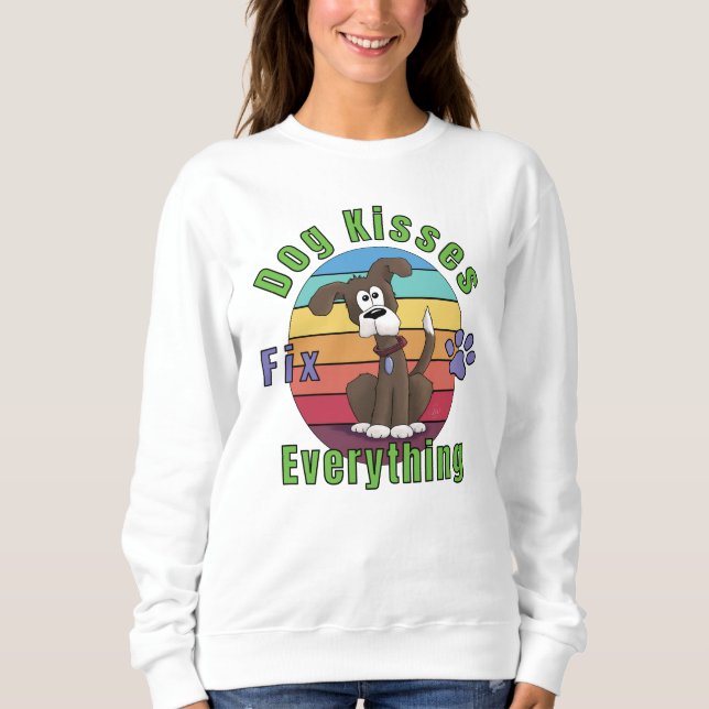 Camiseta Beijos de Cachorro Corrigem Tudo  (Frente)