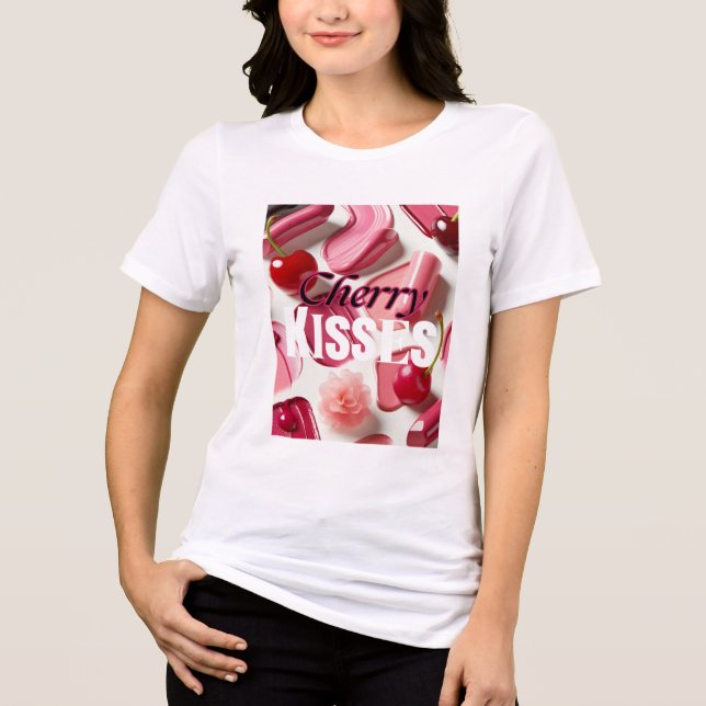 Camiseta Beijos de Cereja Delícia  (Frente)