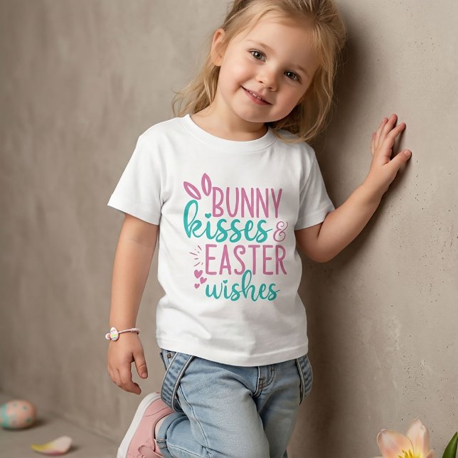 Camiseta Beijos de Coelho Desejos de Páscoa para M (Criador carregado)