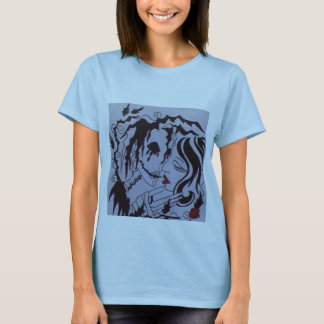 Camiseta Beijos de esqueleto