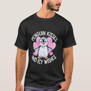 Camiseta Beijos de Pinguim e Desejos Gelados