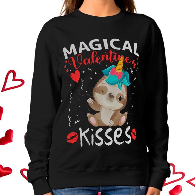 Camiseta Beijos Mágicos de Dia dos Namorados (Criador carregado)