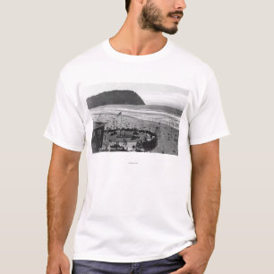 Camiseta Beira-mar, cena da praia de Oregon da fotografia