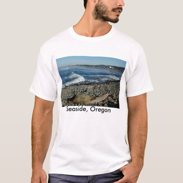 Camiseta Beira-mar, Oregon (Frente)