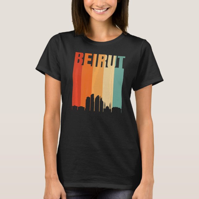 Camiseta Beirut Skyline (Frente)