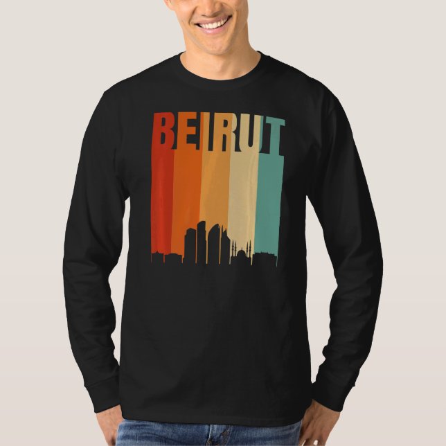 Camiseta Beirut Skyline (Frente)