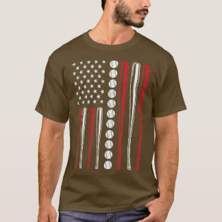 Camiseta Beisebol Americano Feam Gift Homens Meninos Rapari