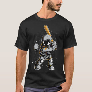 Camiseta Beisebol Astronauta - Amantes Espaciais Exteriores