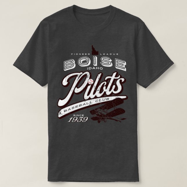 Camiseta Beisebol Boise Pilots (Frente do Design)