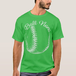 Camiseta Beisebol Bonito Mãe Baseball Softball Nana Sports