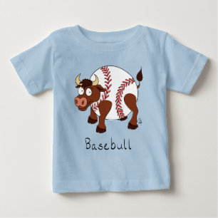 Camiseta Beisebol Bull Sports Cut Kids