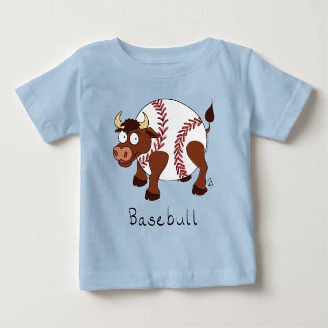 Camiseta Beisebol Bull Sports Cut Kids (Frente)