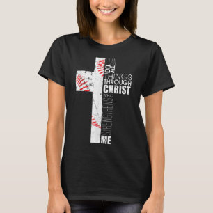 Camiseta Beisebol Christian Cross Gifts Philippians 413 Coa