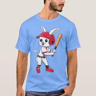 Camiseta Beisebol Coelho Para Rapazes Raparigas Coelho Pásc