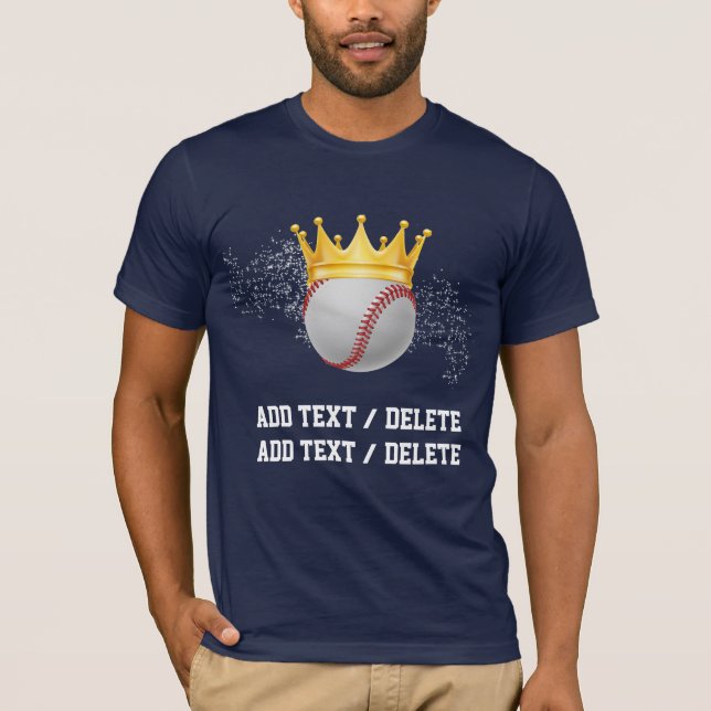 Camiseta Beisebol Com Coroa (Frente)