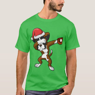 Camiseta Beisebol de Papai Noel Boxer