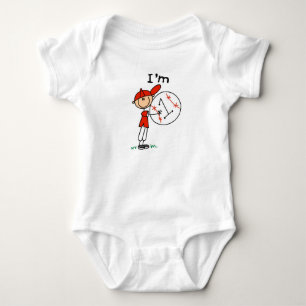 Camiseta Beisebol do menino, eu tenho 1