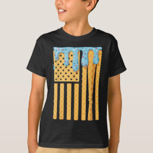 Camiseta Beisebol Drill Bat Boys Drivers Sorvete Americano