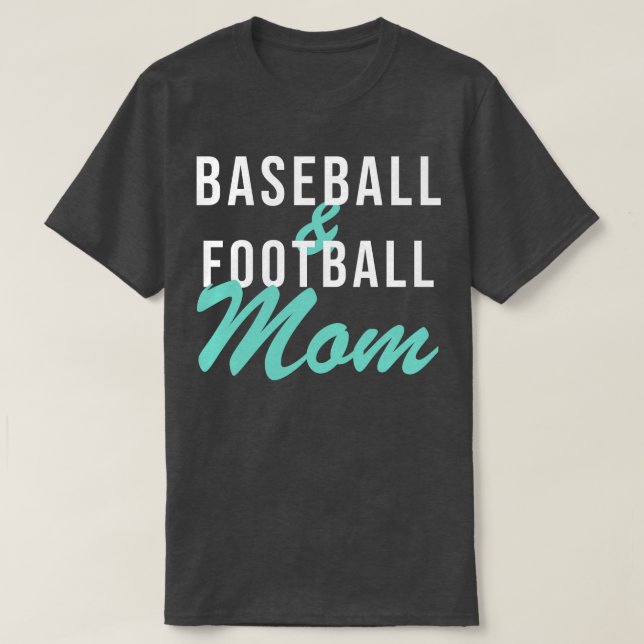 Camiseta Beisebol e mãe de baseball mãe (Frente do Design)