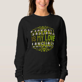 Camiseta beisebol é minha linguagem do amor