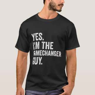 Camiseta Beisebol Engraçado Sim Sou A Cara Gamechanger