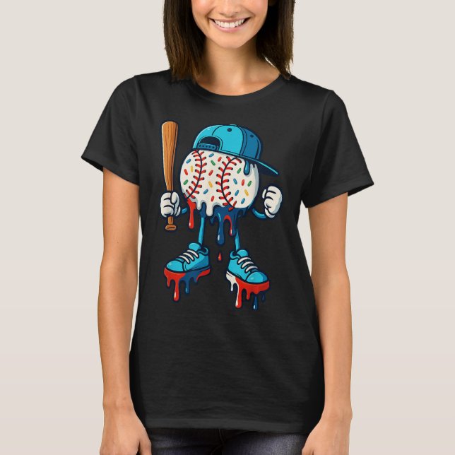 Camiseta Beisebol Estilo de Vida 101 Roupa Jovens Baseball  (Frente)