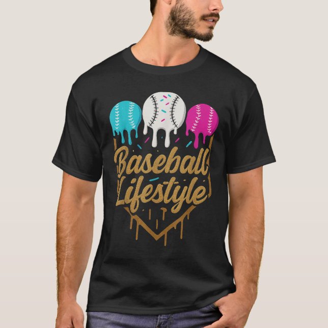 Camiseta Beisebol Estilo de Vida 101 Roupa Jovens Baseball  (Frente)