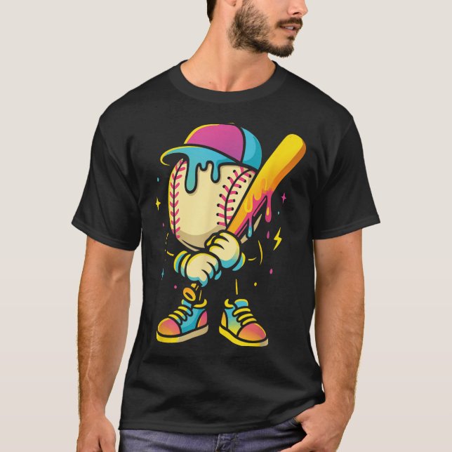 Camiseta Beisebol Estilo de Vida 101 Roupa Jovens Baseball  (Frente)