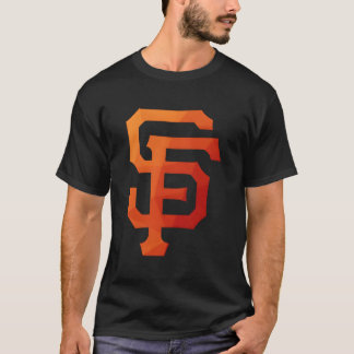 Camiseta Beisebol Gradiente Laranja San Francisco Sf Inspir