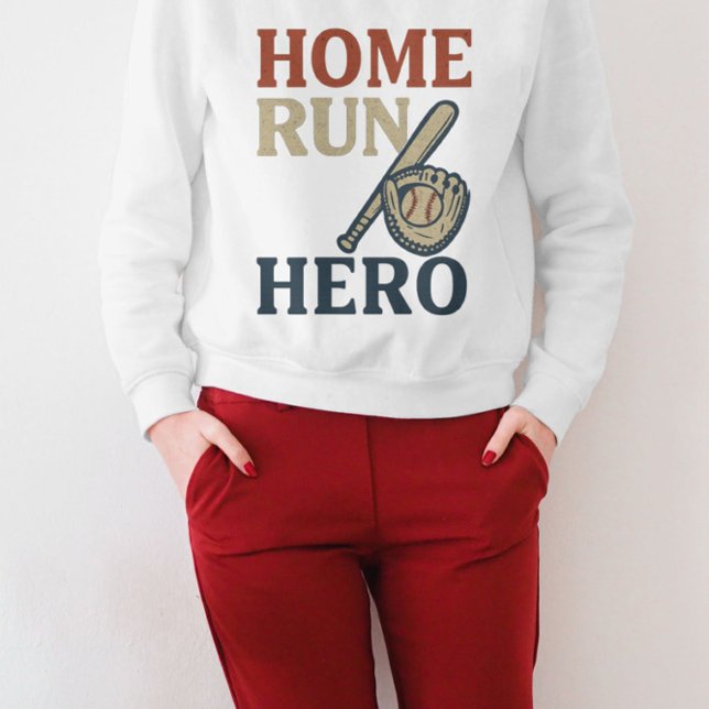 Camiseta Beisebol Herói de Home Run (Criador carregado)