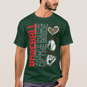 Camiseta Beisebol Mãe Do Dia Do Jogo Da Noiva Ouvido Ao Leo
