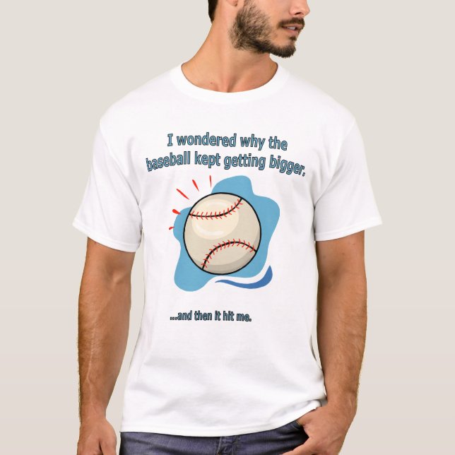 Camiseta beisebol me bateu (Frente)