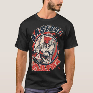Camiseta Beisebol Motivado Dizendo 1