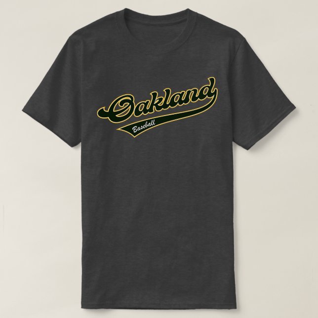 Camiseta Beisebol Oakland (Frente do Design)