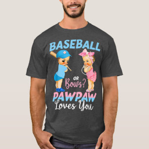 Camiseta Beisebol Ou Arcos Pawpaw Te Ama, Amor, Raposa De G