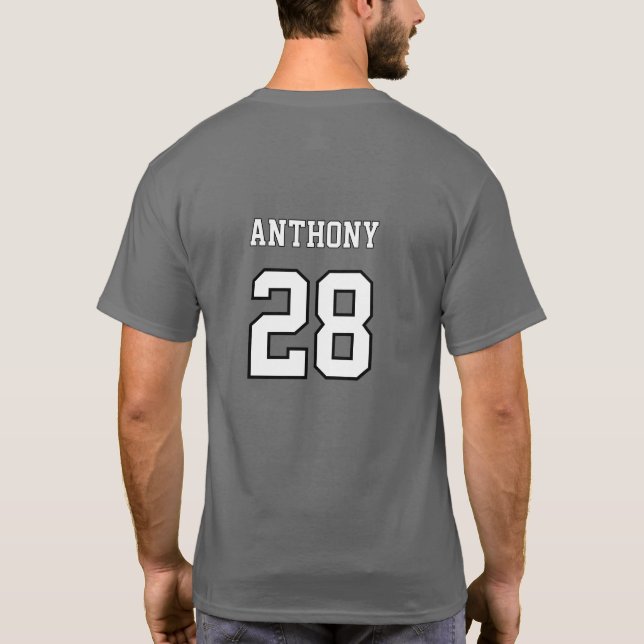 Camiseta Beisebol Personalizado O Dia Todo (Verso)