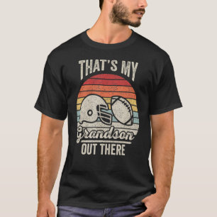 Camiseta Beisebol Vovó Retro É meu neto lá fora
