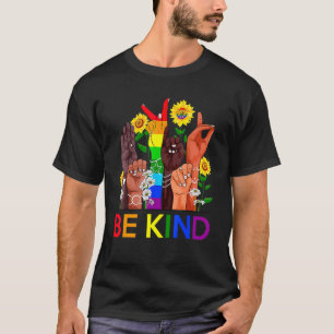 Camiseta Bekind Lgbtq Blm Equal Human Rights Anti Bullying