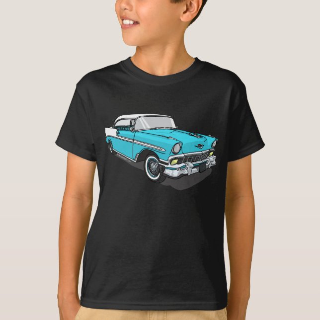 Camiseta Bel Air de Chevy - azul (Frente)