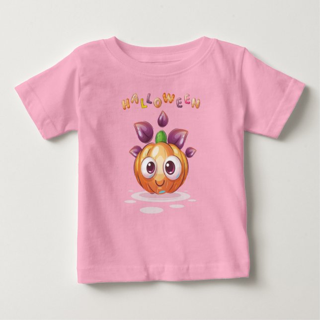 Camiseta Bela Abóbora Halloween Toddler (Frente)