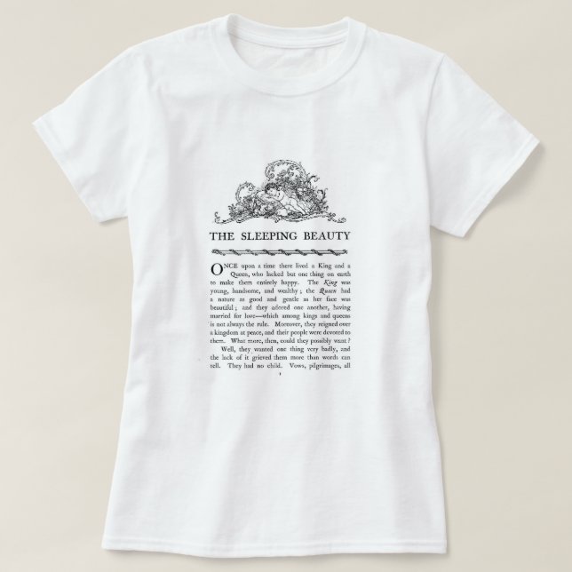 Camiseta Bela Adormecida (Frente do Design)