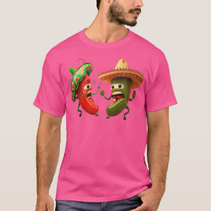 Camiseta Bela animação mexicana combatendo chilenos mexican
