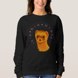 Camiseta Bela arte de furão, animal adorável